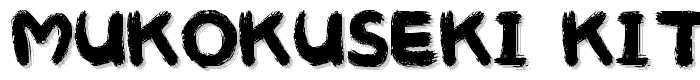 MUKOKUSEKI KITCHEN font